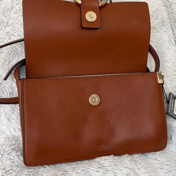 Chloe Faye Leather Suede Small Crossbody Bag - Picture 5 of 13